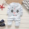 Newborn cotton long sleeve one piece clothes baby baby home long sleeve clothes children's home pajamas