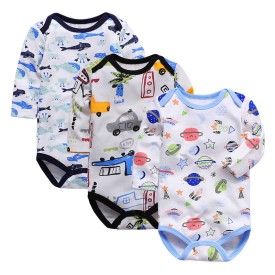 Newborn jumpsuit baby triangle romper long-sleeved baby bag fart clothing newborn autumn children's clothing