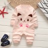 Newborn cotton long sleeve one piece clothes baby baby home long sleeve clothes children's home pajamas