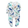 Baby onesie covering feet crawling clothes baby onesie covering fart clothes autumn and winter pajamas baby clothes