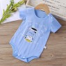 Baby cotton jumpsuit spring and summer baby triangle romper newborn romper short-sleeved bag fart clothes