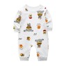 Pure cotton long-sleeved print newborn jumpsuit for children's rompers sleepsuit