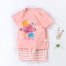 New summer 0-6 year old children's suit half-sleeved children's T-shirt sports home clothes  direct sales