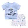 2023 Summer children clothes set 100% cotton short sleeve 2pcs baby clothes set 