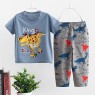 pure cotton New designs of children suit clothing sets 2 pcs long sleeve pajamas