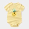 Baby cotton jumpsuit spring and summer baby triangle romper newborn romper short-sleeved bag fart clothes