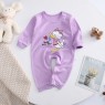 New baby conjoined spring and autumn newborn baby long -sleeved climbing boys, girls, pajamas