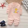 Newborn cotton long sleeve one piece clothes baby baby home long sleeve clothes children's home pajamas