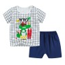 Wholesale pajamas Boys Summer Clothing Set  Short Sleeve Top T-Shirt and Pants Shorts 2PCS Set for Boy