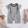 Infant rompers pure cotton summer new baby boy thin section female short-sleeved children's jumpsuit romper