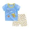 2023 Summer children clothes set 100% cotton short sleeve 2pcs baby clothes set 