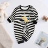 New baby conjoined spring and autumn newborn baby long -sleeved climbing boys, girls, pajamas