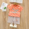 Children's Clothing Suits Printed Style Leisure Wear Home Wear Children Clothes