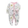 Baby onesie covering feet crawling clothes baby onesie covering fart clothes autumn and winter pajamas baby clothes