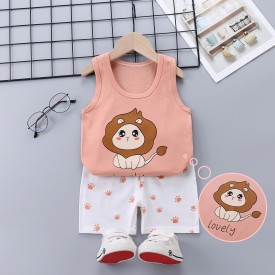 Summer Baby Clothes Sets Kids Pajamas Baby Loungewear sets Boys Girls Pijamas Cotton Nightwear 2-piece set