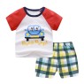 2023 Summer children clothes set 100% cotton short sleeve 2pcs baby clothes set 