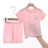 Children's short-sleeved suits boys and girls suits homewear suits T-shirt outdoor summer