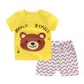 2023 Summer children clothes set 100% cotton short sleeve 2pcs baby clothes set 