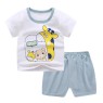 2023 Summer children clothes set 100% cotton short sleeve 2pcs baby clothes set 