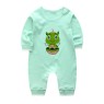 Pure cotton long-sleeved print newborn jumpsuit for children's rompers sleepsuit