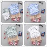 Summer Kids Boutique Outfits Fashion Cotton Short Sleeve Clothes Baby Cotton Clothes Clothing Bag  Pullover Set Unisex OEM