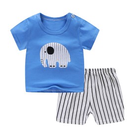 Leisure Summer Wear Lovely Printed 100% Cotton Sleeping Wear Children Clothes