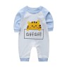 Pure cotton long-sleeved print newborn jumpsuit for children's rompers sleepsuit