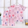 2023 new children's breathable cotton short-sleeved suit Air-conditioned clothing baby summer clothes set