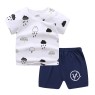 2023 Summer children clothes set 100% cotton short sleeve 2pcs baby clothes set 