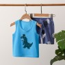 hot sale boys and girls cotton summer vest shorts suit