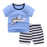 2023 Summer children clothes set 100% cotton short sleeve 2pcs baby clothes set 