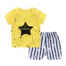 2023 Summer children clothes set 100% cotton short sleeve 2pcs baby clothes set 