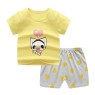 2023 Summer children clothes set 100% cotton short sleeve 2pcs baby clothes set 