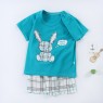 New summer 0-6 year old children's suit half-sleeved children's T-shirt sports home clothes  direct sales