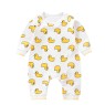 Pure cotton long-sleeved print newborn jumpsuit for children's rompers sleepsuit