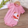 Baby cotton jumpsuit spring and summer baby triangle romper newborn romper short-sleeved bag fart clothes