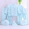 Hot selling 7-piece cotton gift box set for 0-3 months newborn baby underwear set  direct sales