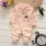 Newborn cotton long sleeve one piece clothes baby baby home long sleeve clothes children's home pajamas