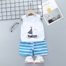 Summer Baby Clothes Sets Kids Pajamas Baby Loungewear sets Boys Girls Pijamas Cotton Nightwear 2-piece set