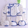 Hot selling 7-piece cotton gift box set for 0-3 months newborn baby underwear set  direct sales