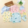 Iceland cotton home service suit air-conditioning suit long-sleeved home pajamas breathable middle-aged children