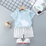 hot sale children's summer cotton short sleeve suit  outlet