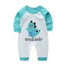 Pure cotton long-sleeved print newborn jumpsuit for children's rompers sleepsuit