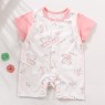 Baby onesie summer thin style boneless newborn open crotch Ha yi baby clothes short sleeved cotton crawling suit