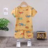 pure cotton Leisure baby neutral' cheap prices 2pcs Short Sleeve Shirt + Pants Baby sets clothes