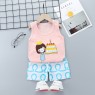 Summer Baby Clothes Sets Kids Pajamas Baby Loungewear sets Boys Girls Pijamas Cotton Nightwear 2-piece set