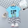 hot sale children's summer cotton short sleeve suit  outlet