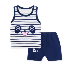 Wholesale Printed Style Short Sleeve Kids Clothing Set Children Apparel