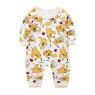 Pure cotton long-sleeved print newborn jumpsuit for children's rompers sleepsuit