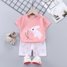 hot sale children's summer cotton short sleeve suit  outlet